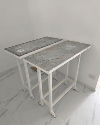 Due Tavoli in ferro pieno