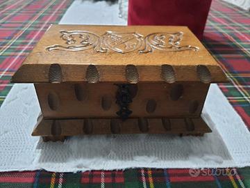 Cofanetto Portagioie Vintage in legno