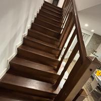 Balaustra in legno massello