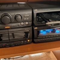 Stereo JVC + casse 100w
