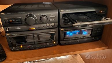Stereo JVC + casse 100w