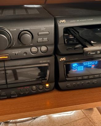 Stereo JVC + casse 100w