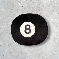 Cuscino Palla N° 8 (8 Ball)