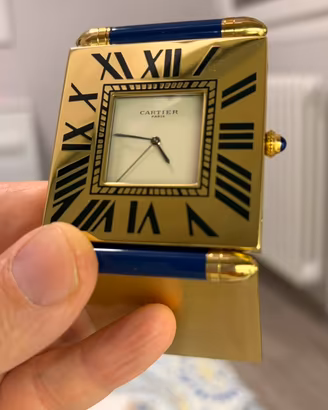 Orologio sveglia da tavolo Cartier”must de Cartier