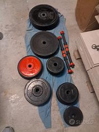 piastre e accessori home gym