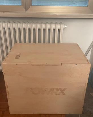 POWRX Box pliometrico in Legno 3 in 1