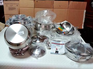 Batteria da Cucina Giorinox in acciaio inox18-10