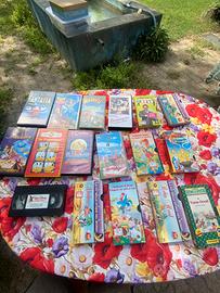 Lotto di Videocassette VHS Miste (Disney, Classici