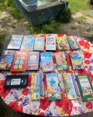 Lotto di Videocassette VHS Miste (Disney, Classici