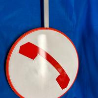 Insegna Telefonica SIP bifacciale