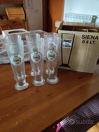 set di 6 bicchieri da birra della Forst. nuovi 