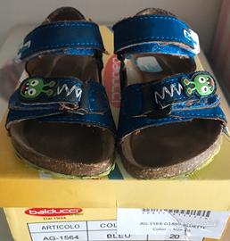 Sandali Balducci blu con alieno n.20