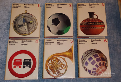 Enciclopedia dei ragazzi -12 volumi 1973 Mondadori