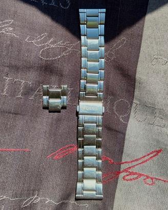 Fossil cinturino acciaio cinghietta larghezza 22 m
