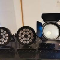 Luci Par le RGBW e Cob RGBWA+UV