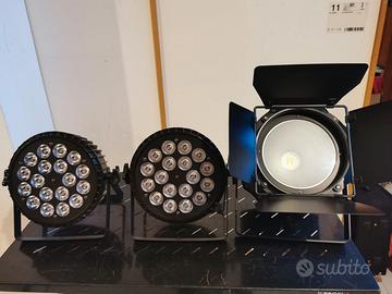 Luci Par le RGBW e Cob RGBWA+UV