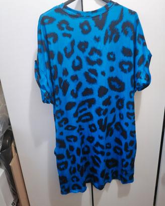 Vestito maniche corte a pipistrello