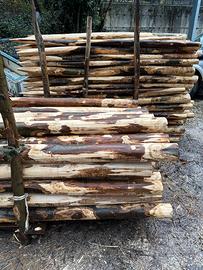 Pali in Legno di Castagno x Agricoltura Recinzioni
