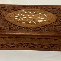 Portagioie Vintage Intagliato a Mano  Indiano