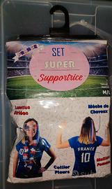 Kit nuovo tifoso della Francia/feste in maschera