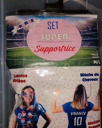 Kit nuovo tifoso della Francia/feste in maschera