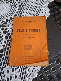 libretto d'opera L'elisir d'amore