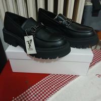 Mocassino Donna mis. 39 Ecopelle nera