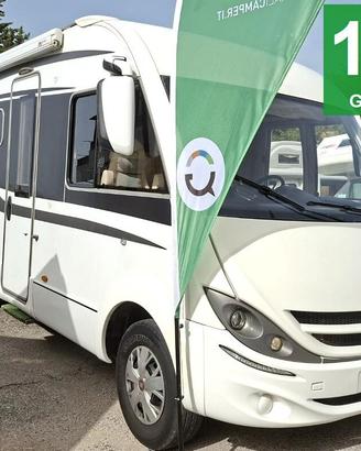 MOTORHOME BURSTNER DUCATO GARAGE SEMIDINETTE LETTO