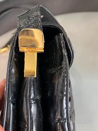 Borsetta in pelle di coccodrillo