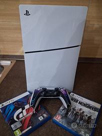  TRATTABILE PS5 DISC 1TB 2 GIOCHI 