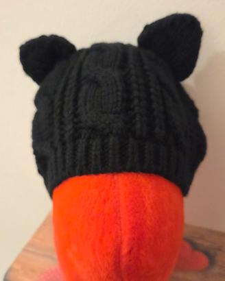 Cappellino con orecchie da gatto 