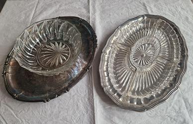 Antipastiera Gnuttinox vetro molato + insalatiera