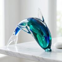 Delfino in vetro sommerso