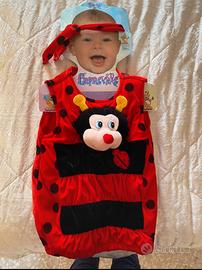Vestito carnevale coccinella taglia 6-18 mesi
