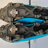 scarpette da bici e pedali con sgancio rapido