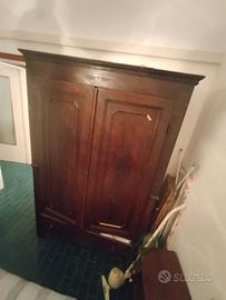 armadio in noce fine 800