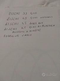 Dischi anni 60,70,80