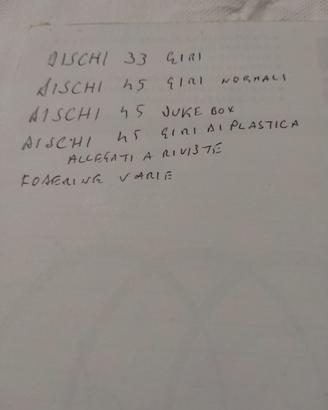 Dischi anni 60,70,80