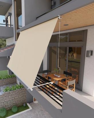 tenda da sole a caduta con braccetti