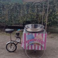 Motoretta zucchero filato