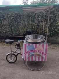 Motoretta zucchero filato