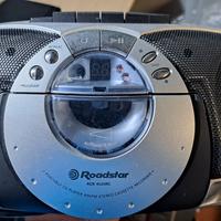 Stereo portatile radio cassetta cd roadstar