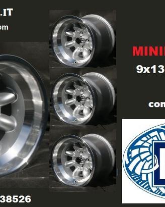 Cerchi minilite 9x13 4x98 Fiat Lancia Alfa 13