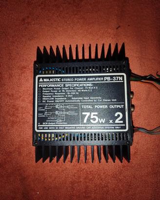 Amplificatore Car Audio Vintage Majestic PB-37N 