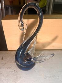 Cigno in vetro di Murano vintage
