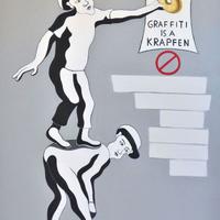 GRAFFITI IS A KRAPFEN ( AFTER BANKSY).