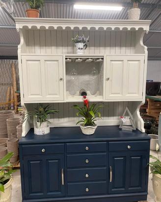 Credenza Dispensa bicolore Pezzo unico