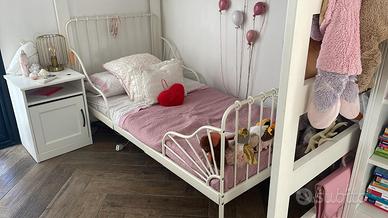 Letto soppalco in legno