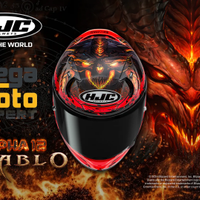CASCO HJC RPHA 12 DIABLO BLIZZARD MC1SF