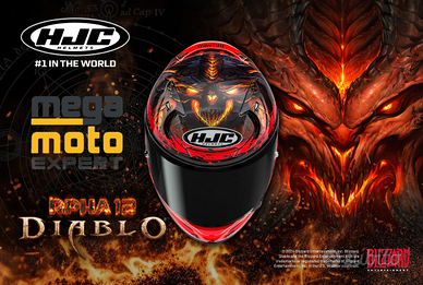 CASCO HJC RPHA 12 DIABLO BLIZZARD MC1SF
